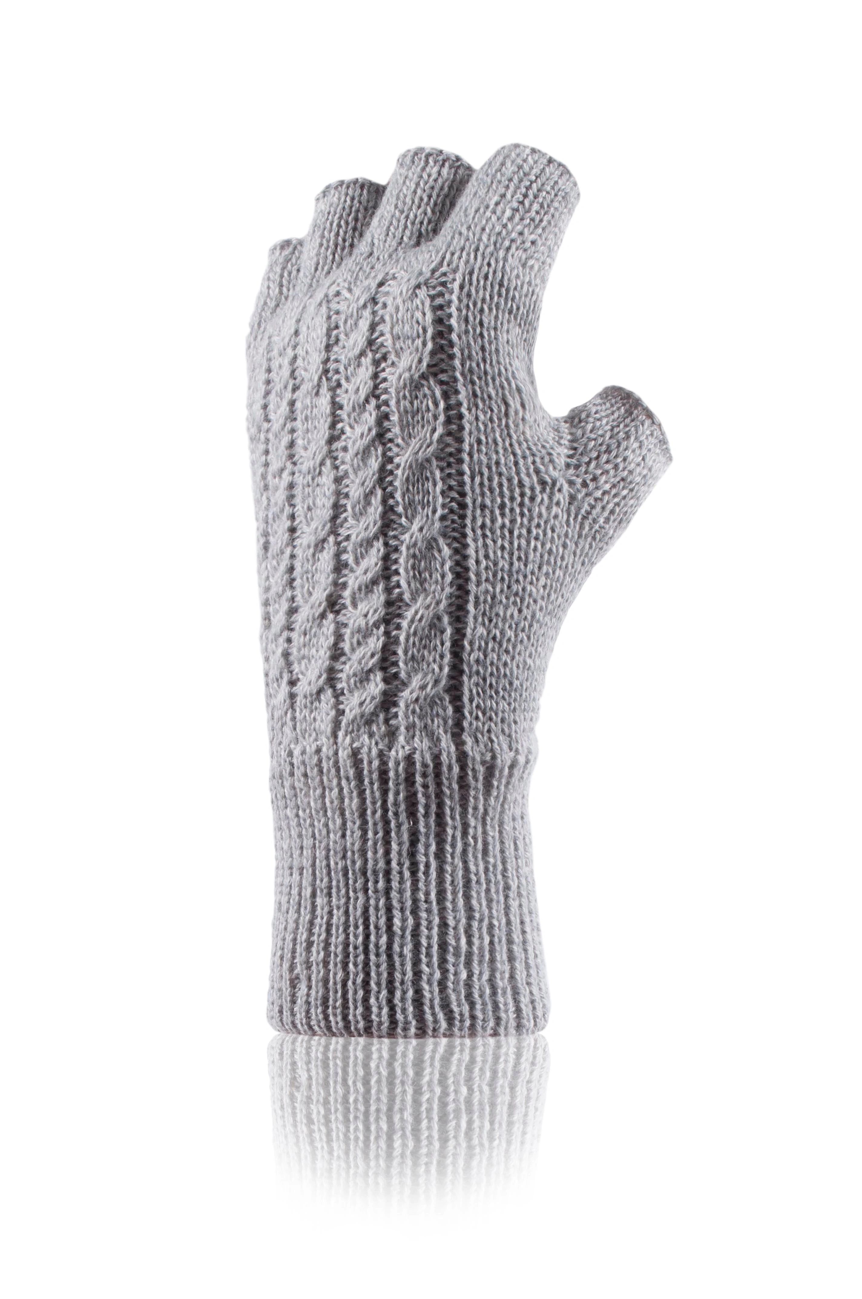 Ayla Cable Knit Fingerless Gloves Cozy Chic for Every Adventure